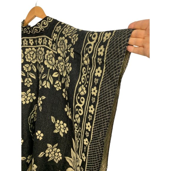 Mexicana Artilana Frida Poncho Jurongo Gaban Cape Cover NWOT 6485 OS - Picture 9 of 9